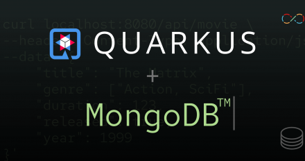 Featured image for Quarkus + MongoDB.